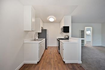 Upgraded kitchen cabinets & counters